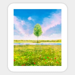 Beautiful Meadow Sticker